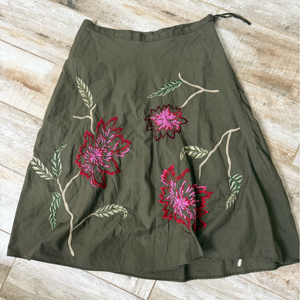 Heart Moon Star A-line Skirt 100% Cotton Fabric